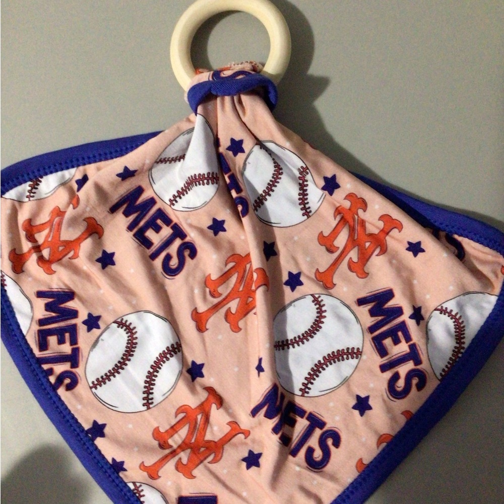 Mets Baseball Print Kids Comfort Blanket